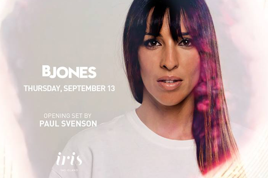 Iris Yas Presents: B Jones on Thursday 13th September Iris Yas Presents: B Jones on Thursday 13th September